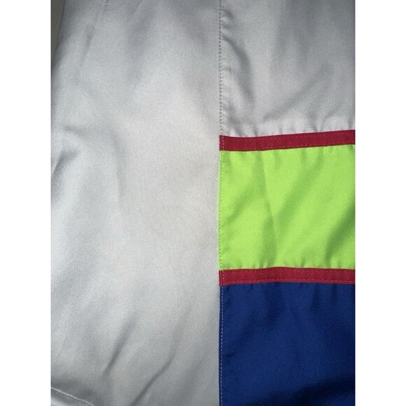 Vintage FILA Track Jacket Mens XL White Sony Open Tennis White Neon Green 90's - Picture 4 of 12